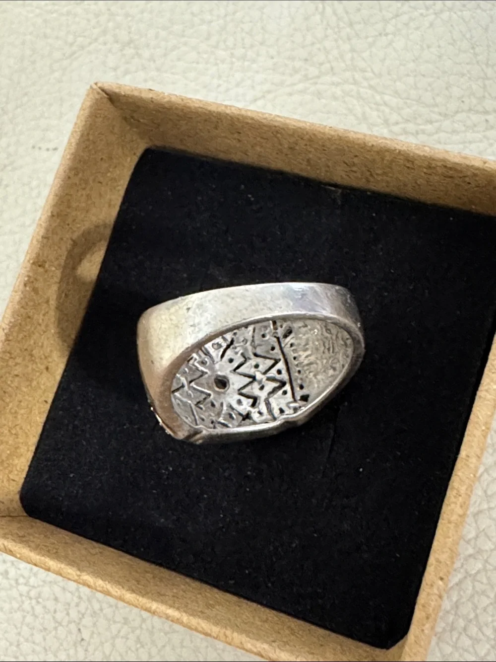 Sterling silver and diamonds Floral Filigree Statement Ring.